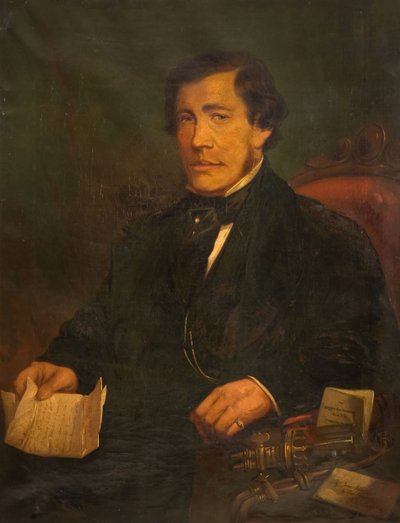 जेम्स फ़र्न वेबस्टर का पोर्ट्रेट, 1862। द्वारा एएच बोल्ट