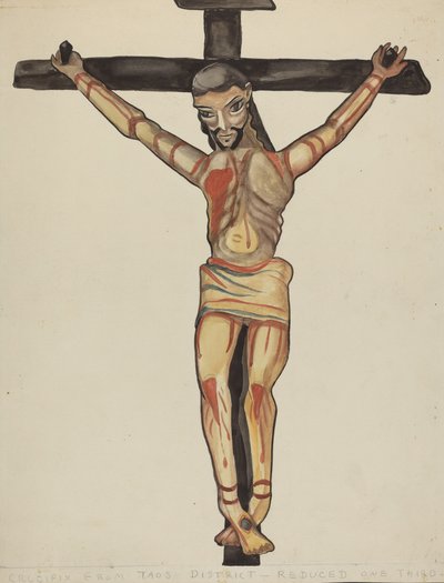 क्रूसिफ़िक्स, ताओस के आसपास से, 19351942। द्वारा ई. बॉयड