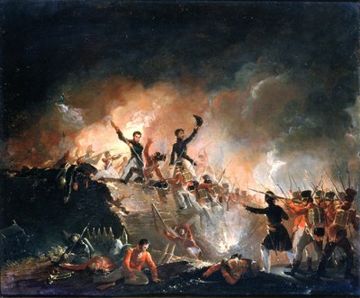 15 अगस्त 1814, 1840 को फोर्ट एरी में अंग्रेजों का दमन द्वारा EC Watmough