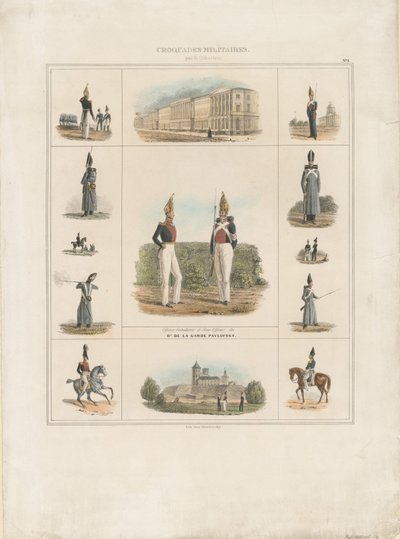 पावलोवस्की गार्ड रेजिमेंट, 1840 द्वारा ई. गिल्बर्टसन