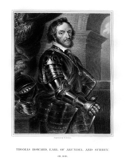 थॉमस हॉवर्ड, अर्ल ऑफ अर्ल और सरे, प्रमुख अंग्रेजी दरबारी, 1823। द्वारा ई। स्क्रिप्न