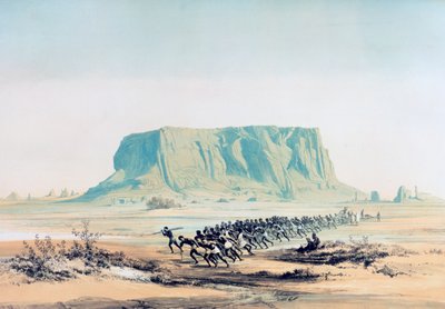 बरकाल पर्वत का दृश्य, सूडान, 1842-1845 द्वारा ई वीडेनबैक