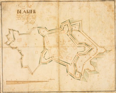 Blakier के ऊपर ग्राउंड क्रैक द्वारा एक्लेफ