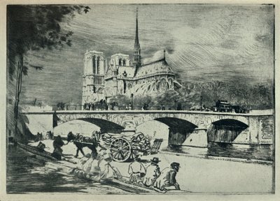 नॉट्रे डेम का एप, 1915 द्वारा एडगर चहाइन