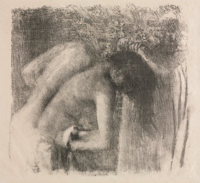 बाथ बड़े संस्करण के बाद, 1891-1892। द्वारा एडगर डीगास