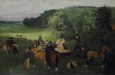 रेसकोर्स (द रेस) में, c.1861-62 द्वारा Edgar Degas