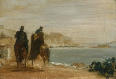 समुद्र के बाहर नौकायन। लगभग 1860 द्वारा एडगर डीगास