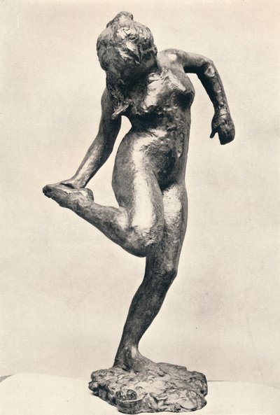 डांसर उसके दाहिने पैर के तलवे को देखते हुए, c1900 द्वारा एडगर डीगास
