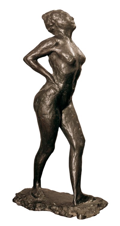 आराम पर नर्तक, एडगर डेगास द्वारा मूर्तिकला, c.1882-95 द्वारा एडगर डीगास