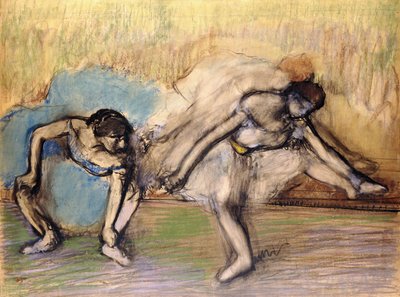 रेस्ट पर डांसर, c.1896 द्वारा एडगर डीगास