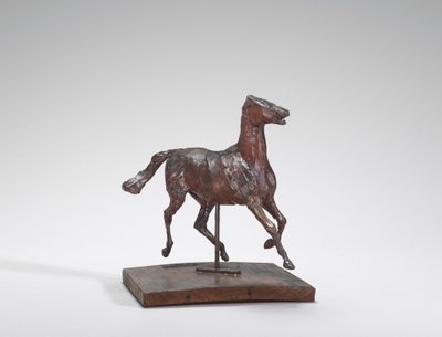 हॉर्स ट्रॉटिंग, द फीट नॉट टचिंग द ग्राउंड, 1870s। द्वारा एडगर डीगास