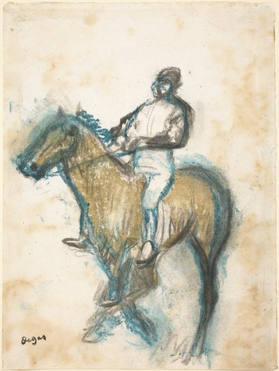 जॉकी, सी. 1898. द्वारा एडगर डीगास