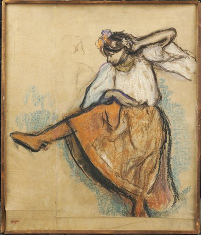रूसी नर्तक, 1895 द्वारा एडगर डीगास