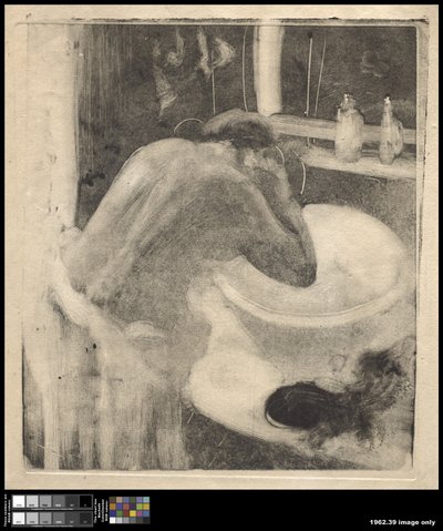 वाशबेसिन, c.1880-85 द्वारा एडगर डीगास