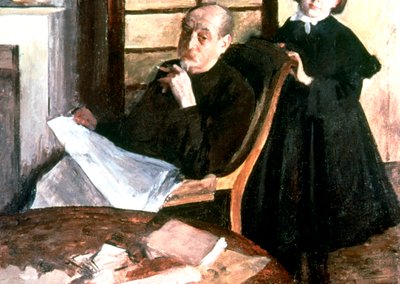 चाचा और भतीजी, सी 1876 द्वारा एडगर डीगास