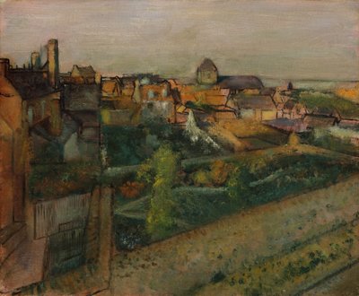 संत-वालेरी-सूर-सोम्मे का दृश्य, 1896-98 द्वारा एडगर डीगास