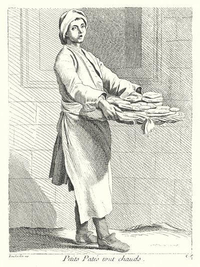 पेस्ट्री विक्रेता (उत्कीर्णन) द्वारा एडमे (बाद में) बाउचर्डन