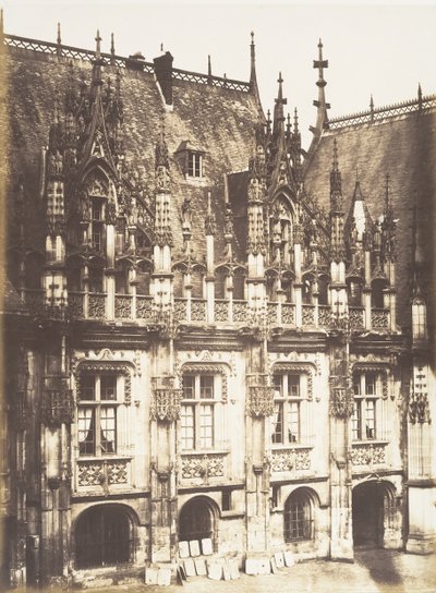 पालिस डे जस्टिस का टुकड़ा, रूएन, 1852-54। द्वारा एडमंड बैको