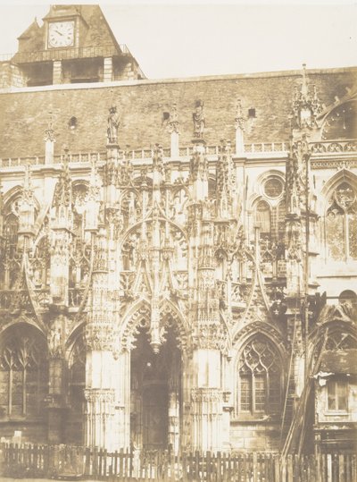 लौविएर्स के कैथेड्रल का पोर्टल, 1852-54। द्वारा एडमंड बैको