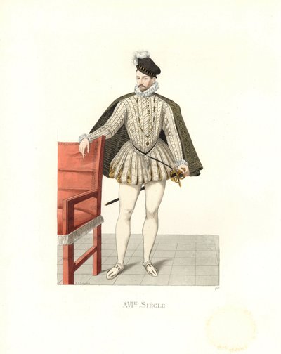 फ्रांस के राजा चार्ल्स IX (1550-1574) (उत्कीर्णन) द्वारा एडमंड लेचेवेलियर-चेविग्नार्ड