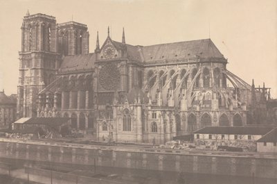 नोट्रे डेम, पेरिस, 1852-1853। द्वारा एडवर्ड बाल्डस