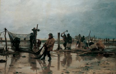 नेट्स बन्धन, 1885 द्वारा एडोर्ड जोसेफ दांतन