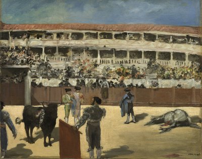 बुलफाइट, 1865-66 द्वारा एडोर्ड मैनेट