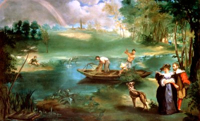 सेंट ओवेन में मत्स्य पालन, 1860-1861 द्वारा एडोर्ड मैनेट