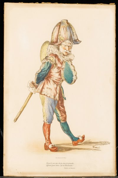 ले पॉलीचिनेल, 1874-76 द्वारा एडोर्ड मैनेट