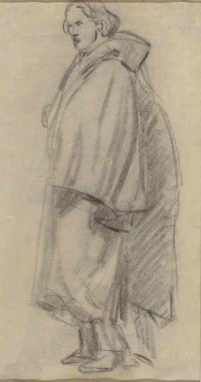 एक लबादा पहने हुए आदमी [छंद], 18521858। द्वारा एडोर्ड मैनेट