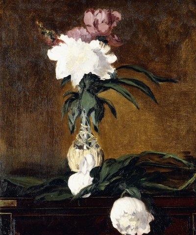 Peonies in a बोतल, 1864 द्वारा एडोर्ड मैनेट