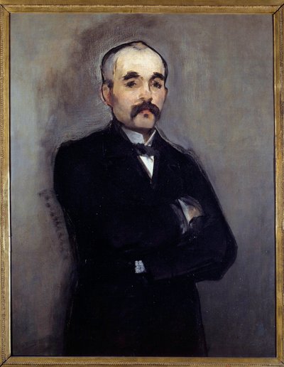 जॉर्जेस क्लेमेंस्यू का पोर्ट्रेट (1841-1929) एडवर्ड मानेट द्वारा पेंटिंग (1832-1883) 19वीं सदी का सूर्य। 0,94 x 0,74 मीटर पेरिस, म्यूज़ी डी'ऑर्से द्वारा एडोर्ड मैनेट