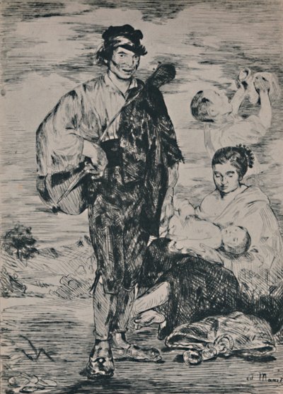जिप्सियां, 1862, 1946 द्वारा एडोर्ड मैनेट