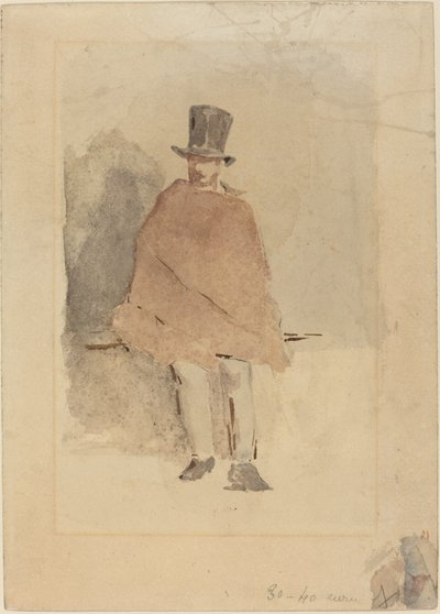 द मैन इन द टॉल हैट, 18581859। द्वारा एडोर्ड मैनेट