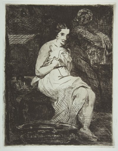 टॉयलेट, 1861-62। द्वारा एडोर्ड मैनेट