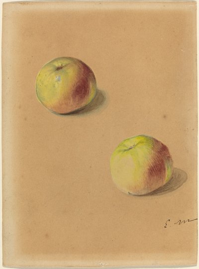 दो सेब, 1880। द्वारा एडोर्ड मैनेट