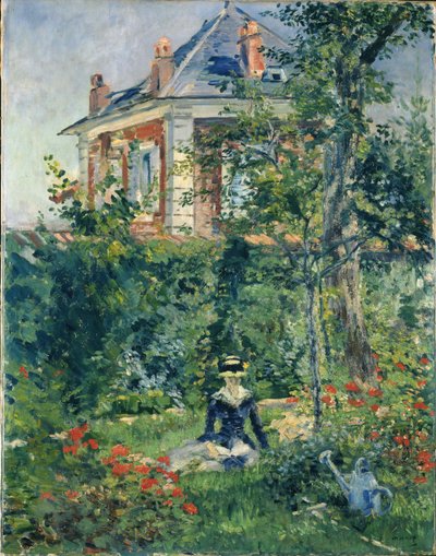 1880 में बेलव्यू के बगीचे का एक कोना। द्वारा Édouard Manet