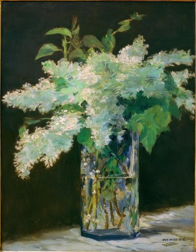 फूलों की माला, सफेद लिलाक द्वारा Édouard Manet