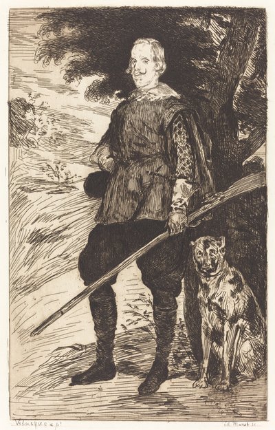 Philip IV (Philippe IV) द्वारा डिएगो वेलाज़्केज़ू के बाद एडौर्ड मानेट