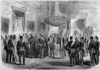 प्रिंस नेपोलियन (1822-1891) और सेवॉय की राजकुमारी क्लॉटिल्ड (1843-1911) की शादी द्वारा एडौर्ड रिउ