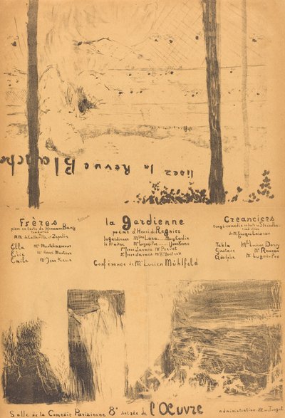 ब्रदर्स, द गार्जियन, क्रेडिटर्स, 1894। द्वारा एडोर्ड वुइलार्ड