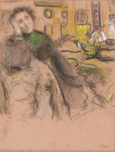 मैडम जूलियट वील, अध्ययन III, 1927-1928 द्वारा एडोर्ड वुइलार्ड