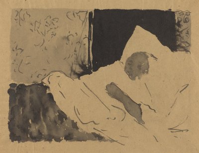 मैडम वी। स्लीपिंग, सी। 1892. द्वारा एडोर्ड वुइलार्ड