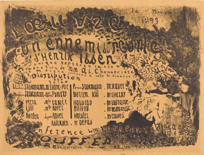 लोगों का दुश्मन, 1893। द्वारा एडोर्ड वुइलार्ड