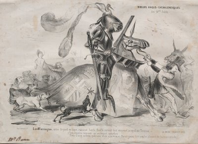 एंग्लो-चिवाल्रिक मैनर्स, 1839। द्वारा एडौर्ड डी एन___