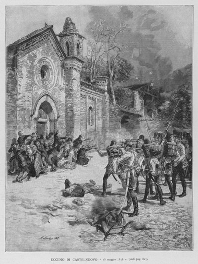 Castelnuovo . का नरसंहार द्वारा एडुआर्डो मटानिया