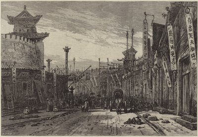 सर्कुलर स्ट्रीट द्वारा Eduard Hildebrandt