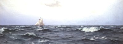 Valkyrie II अटलांटिक पार, c.1893 द्वारा एडवर्ड डी मार्टिनो