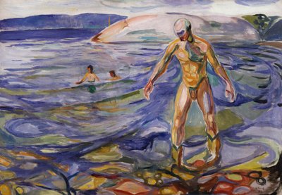 नहाने वाला आदमी द्वारा Edvard Munch