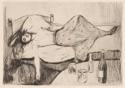 परसों। 1894 द्वारा Edvard Munch